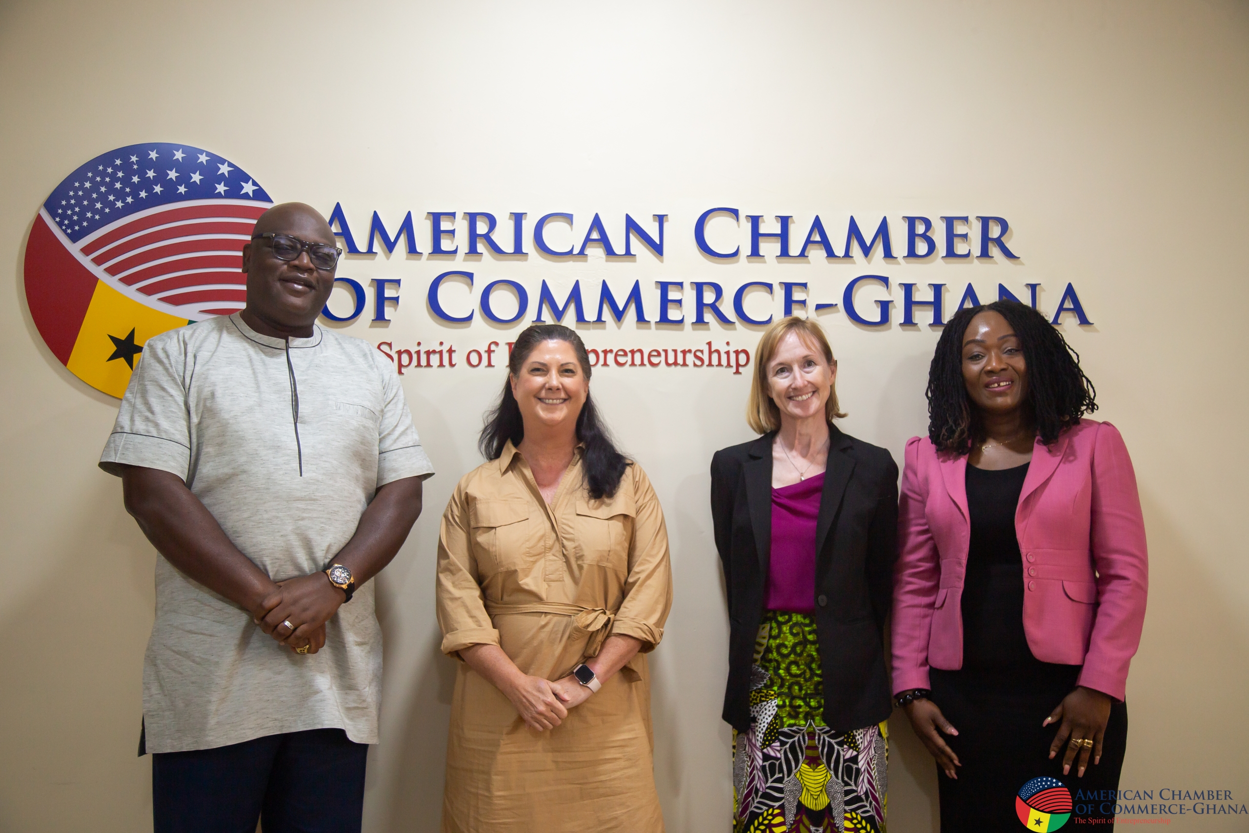 U.S. Embassy Commercial Counselor Rachel Kreissl visits AmCham Ghana